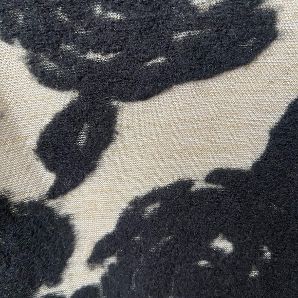 REISS Women’s Lavine Rose Wool Dress Worn on TV Size 6 Floral Metallic Luxury - Picture 8 of 15